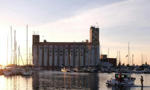 View across the water of Collingwood Terminals