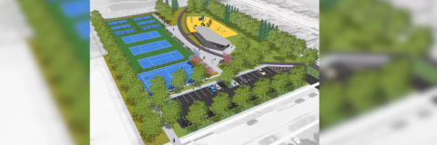 Concept drawing of the Wilson-Sheffield Community Park 